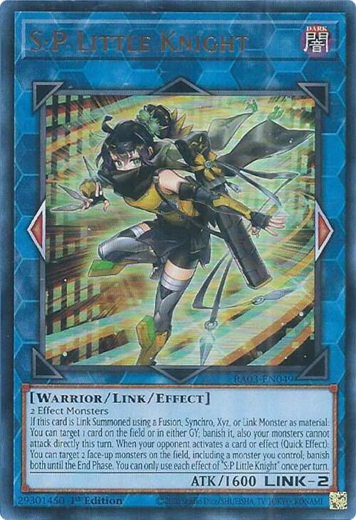 S:P Little Knight (UR) [RA03-EN049] Ultra Rare | Shuffle n Cut Hobbies & Games