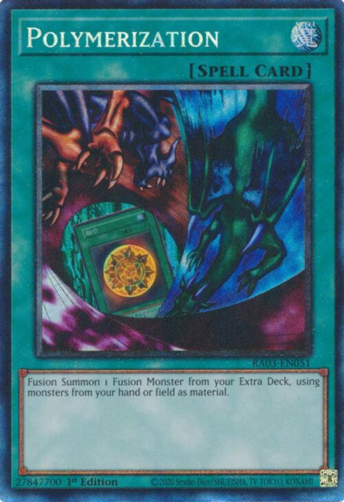 Polymerization (Alternate Art) (CR) [RA03-EN051] Prismatic Collector's Rare | Shuffle n Cut Hobbies & Games