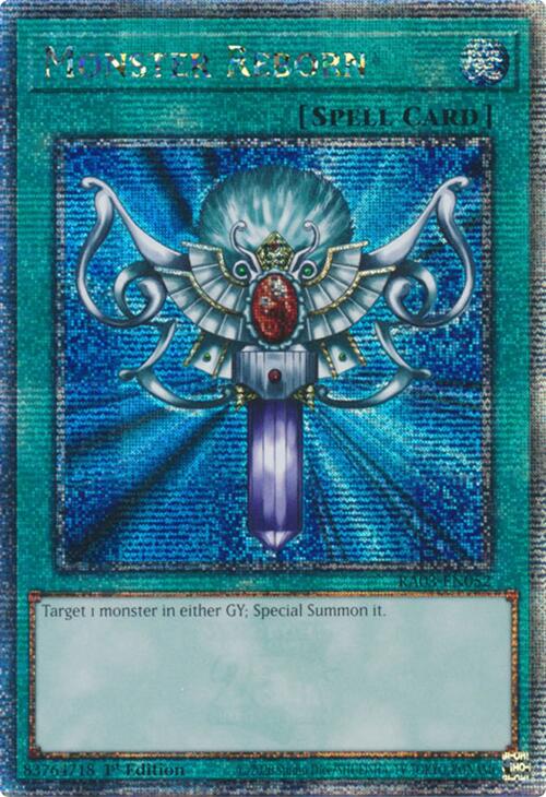 Monster Reborn (Quarter Century Secret Rare) [RA03-EN052] Quarter Century Secret Rare | Shuffle n Cut Hobbies & Games