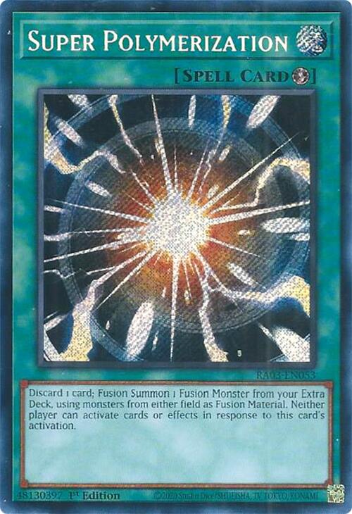 Super Polymerization (Secret Rare) [RA03-EN053] Secret Rare | Shuffle n Cut Hobbies & Games