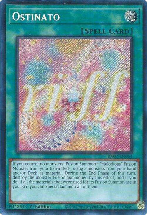 Ostinato (Secret Rare) [RA03-EN064] Secret Rare | Shuffle n Cut Hobbies & Games