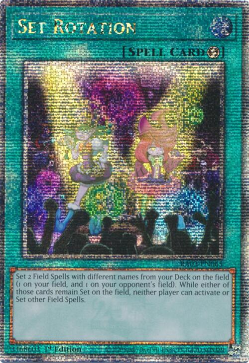 Set Rotation (Quarter Century Secret Rare) [RA03-EN065] Quarter Century Secret Rare | Shuffle n Cut Hobbies & Games