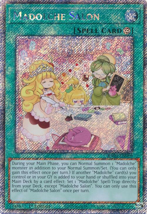 Madolche Salon (Platinum Secret Rare) [RA03-EN069] Platinum Secret Rare | Shuffle n Cut Hobbies & Games