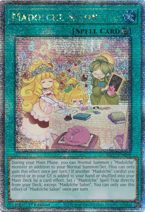 Madolche Salon (Quarter Century Secret Rare) [RA03-EN069] Quarter Century Secret Rare | Shuffle n Cut Hobbies & Games