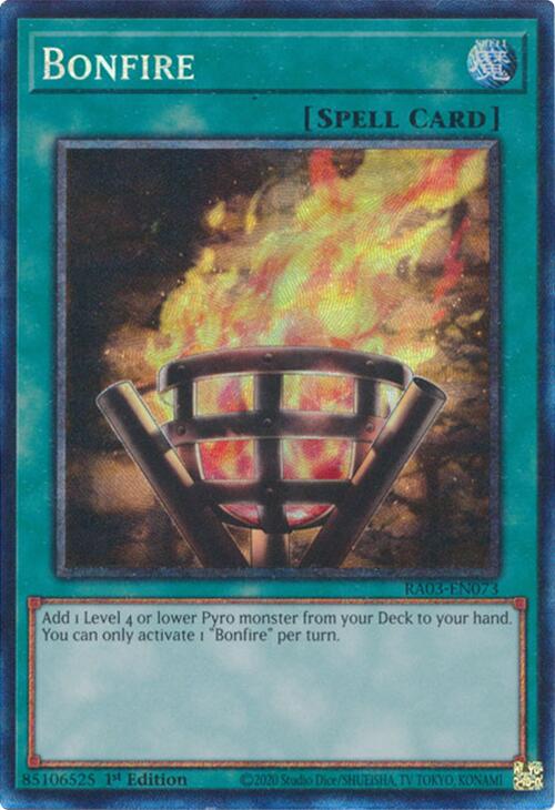 Bonfire (CR) [RA03-EN073] Prismatic Collector's Rare | Shuffle n Cut Hobbies & Games