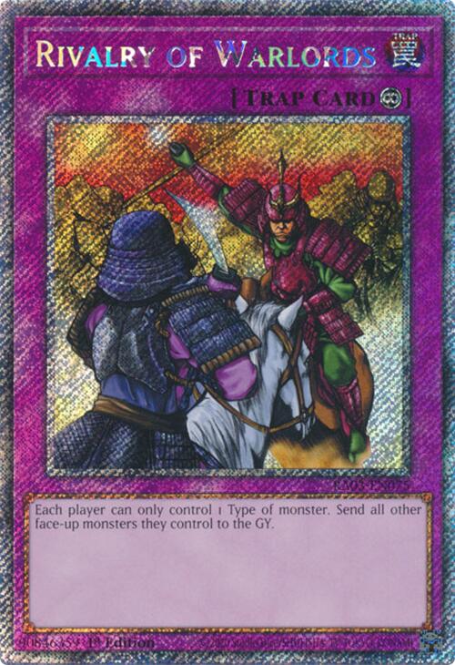 Rivalry of Warlords (Platinum Secret Rare) [RA03-EN075] Platinum Secret Rare | Shuffle n Cut Hobbies & Games