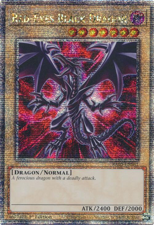 Red-Eyes Black Dragon (Quarter Century Secret Rare) [RA03-EN081] Quarter Century Secret Rare | Shuffle n Cut Hobbies & Games