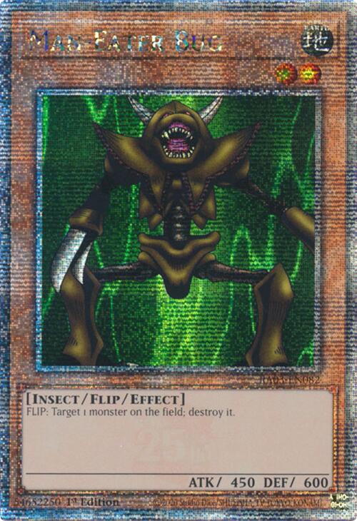 Man-Eater Bug (Quarter Century Secret Rare) [RA03-EN082] Quarter Century Secret Rare | Shuffle n Cut Hobbies & Games