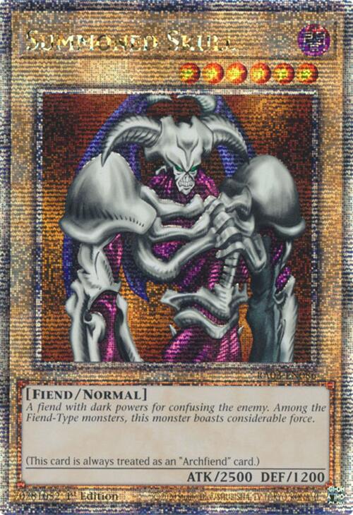 Summoned Skull (Quarter Century Secret Rare) [RA03-EN086] Quarter Century Secret Rare | Shuffle n Cut Hobbies & Games