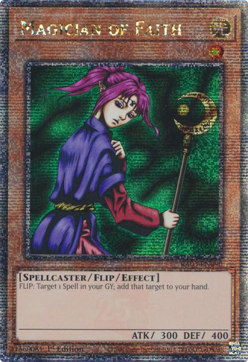 Magician of Faith (Quarter Century Secret Rare) [RA03-EN090] Quarter Century Secret Rare | Shuffle n Cut Hobbies & Games