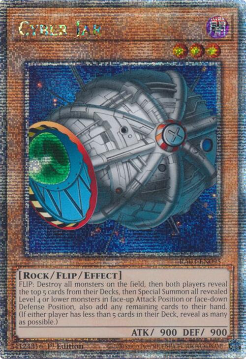 Cyber Jar (Quarter Century Secret Rare) [RA03-EN095] Quarter Century Secret Rare | Shuffle n Cut Hobbies & Games