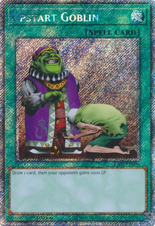 Upstart Goblin (Platinum Secret Rare) [RA03-EN096] Platinum Secret Rare | Shuffle n Cut Hobbies & Games