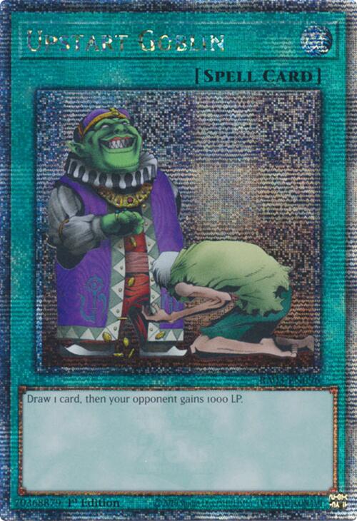 Upstart Goblin (Quarter Century Secret Rare) [RA03-EN096] Quarter Century Secret Rare | Shuffle n Cut Hobbies & Games