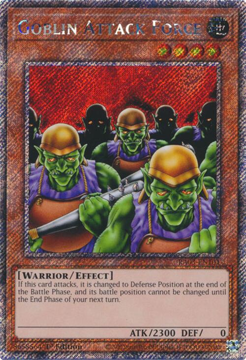 Goblin Attack Force (Platinum Secret Rare) [RA03-EN101] Platinum Secret Rare | Shuffle n Cut Hobbies & Games