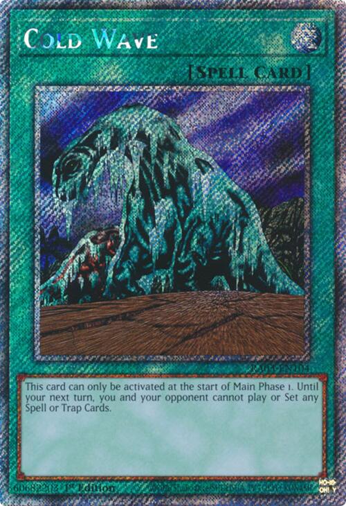 Cold Wave (Platinum Secret Rare) [RA03-EN104] Platinum Secret Rare | Shuffle n Cut Hobbies & Games