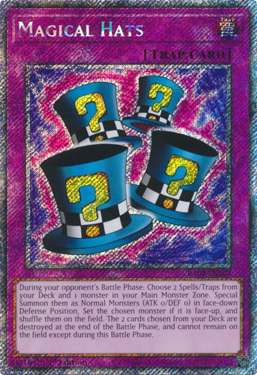 Magical Hats (Platinum Secret Rare) [RA03-EN107] Platinum Secret Rare | Shuffle n Cut Hobbies & Games