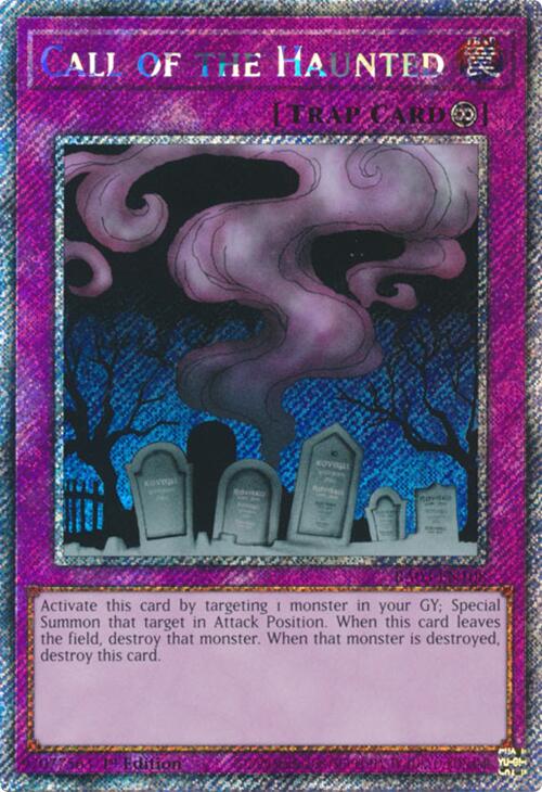 Call of the Haunted (Platinum Secret Rare) [RA03-EN108] Platinum Secret Rare | Shuffle n Cut Hobbies & Games