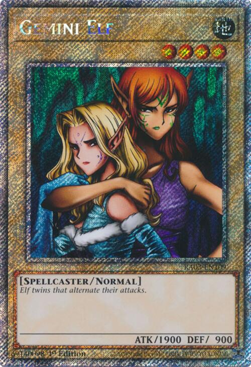 Gemini Elf (Platinum Secret Rare) [RA03-EN109] Platinum Secret Rare | Shuffle n Cut Hobbies & Games