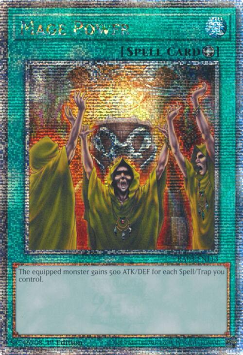 Mage Power (Quarter Century Secret Rare) [RA03-EN113] Quarter Century Secret Rare | Shuffle n Cut Hobbies & Games