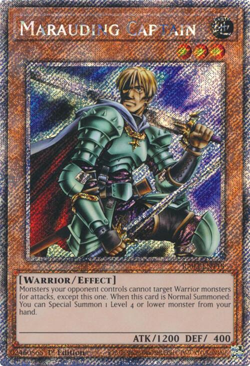 Marauding Captain (Platinum Secret Rare) [RA03-EN118] Platinum Secret Rare | Shuffle n Cut Hobbies & Games