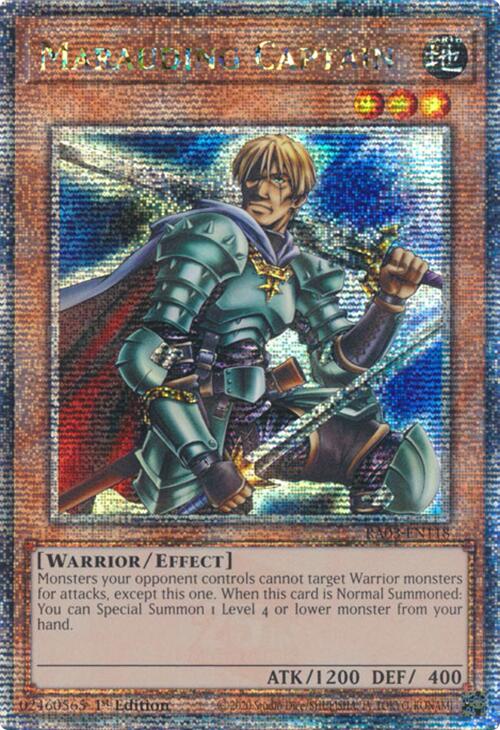 Marauding Captain (Quarter Century Secret Rare) [RA03-EN118] Quarter Century Secret Rare | Shuffle n Cut Hobbies & Games