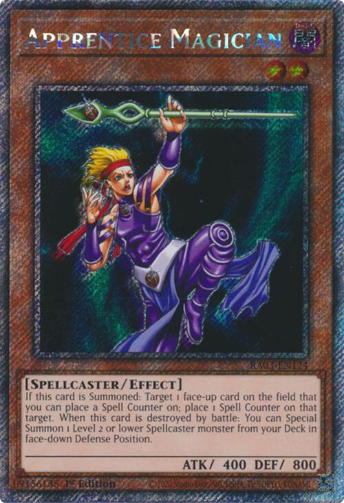 Apprentice Magician (Platinum Secret Rare) [RA03-EN124] Platinum Secret Rare | Shuffle n Cut Hobbies & Games