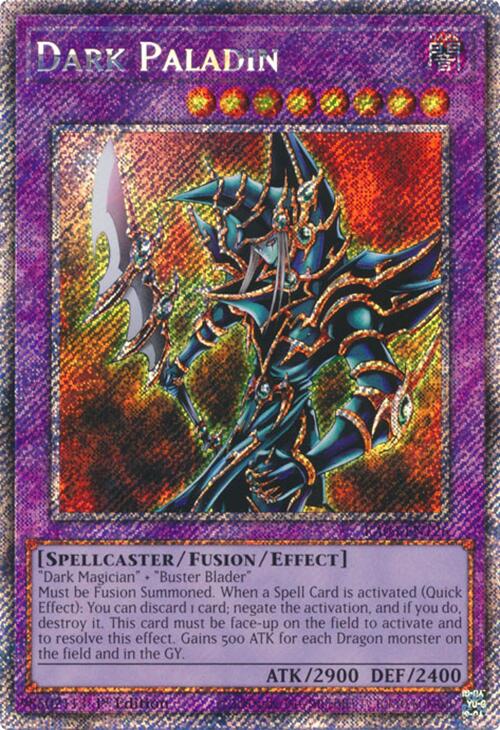 Dark Paladin (Platinum Secret Rare) [RA03-EN126] Platinum Secret Rare | Shuffle n Cut Hobbies & Games