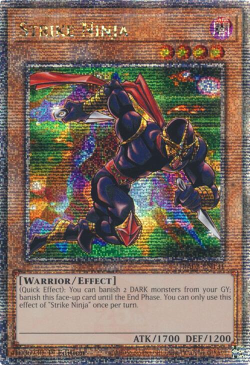 Strike Ninja (Quarter Century Secret Rare) [RA03-EN131] Quarter Century Secret Rare | Shuffle n Cut Hobbies & Games