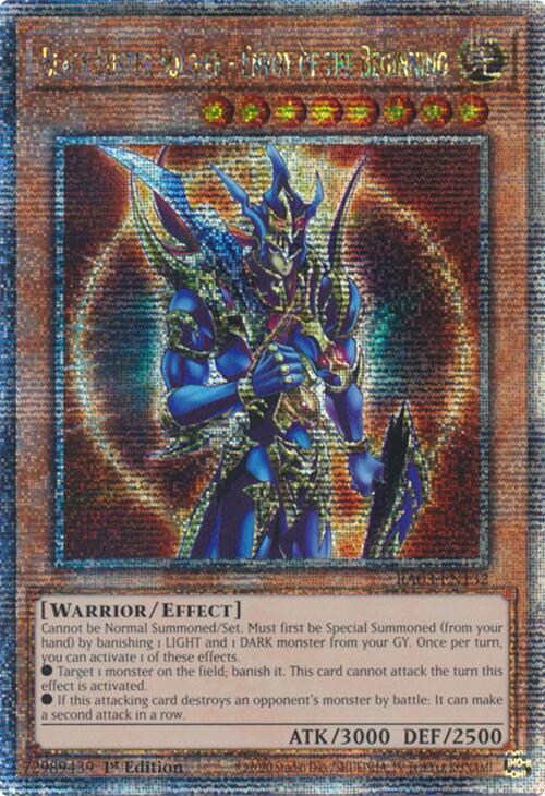 Black Luster Soldier - Envoy of the Beginning (Quarter Century Secret Rare) [RA03-EN132] Quarter Century Secret Rare | Shuffle n Cut Hobbies & Games