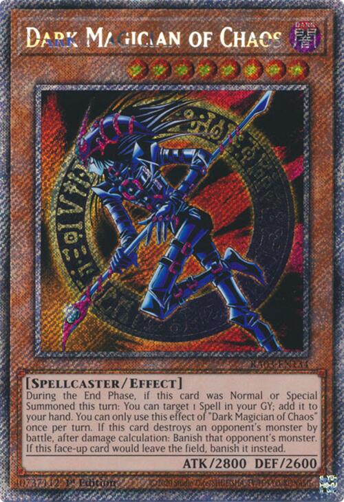 Dark Magician of Chaos (Platinum Secret Rare) [RA03-EN134] Platinum Secret Rare | Shuffle n Cut Hobbies & Games