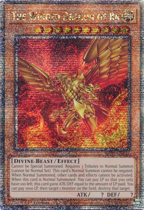 The Winged Dragon of Ra (Quarter Century Secret Rare) [RA03-EN137] Quarter Century Secret Rare | Shuffle n Cut Hobbies & Games