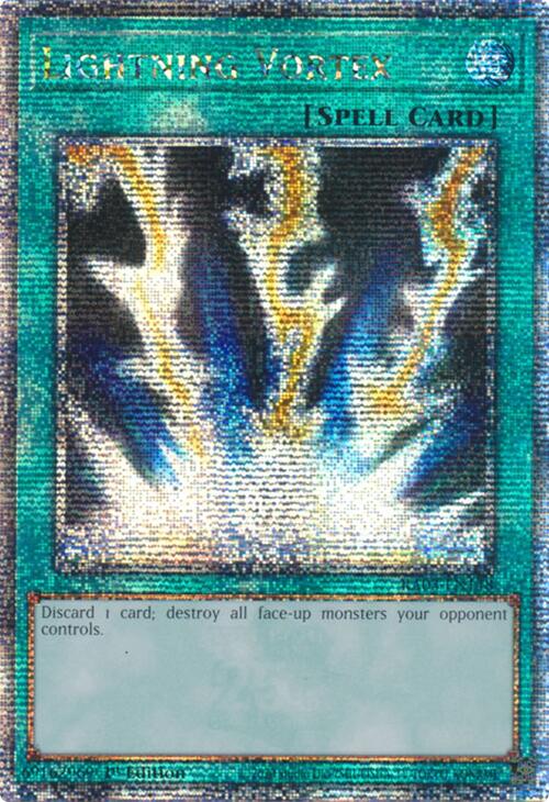 Lightning Vortex (Quarter Century Secret Rare) [RA03-EN148] Quarter Century Secret Rare | Shuffle n Cut Hobbies & Games