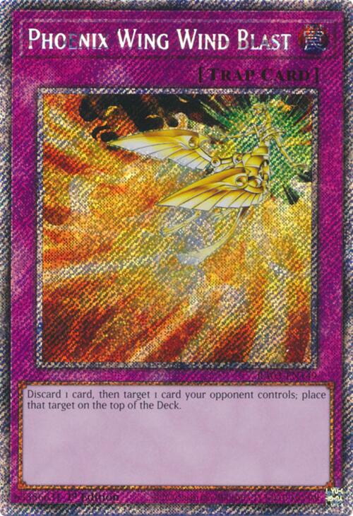 Phoenix Wing Wind Blast (Platinum Secret Rare) [RA03-EN149] Platinum Secret Rare | Shuffle n Cut Hobbies & Games