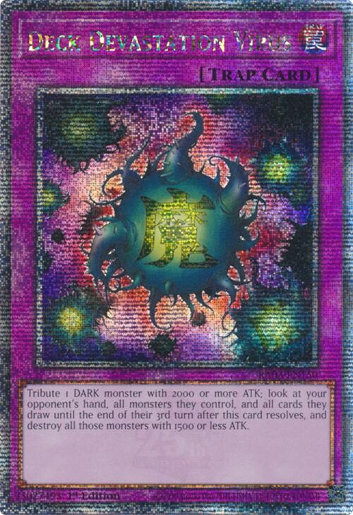 Deck Devastation Virus (Quarter Century Secret Rare) [RA03-EN150] Quarter Century Secret Rare | Shuffle n Cut Hobbies & Games