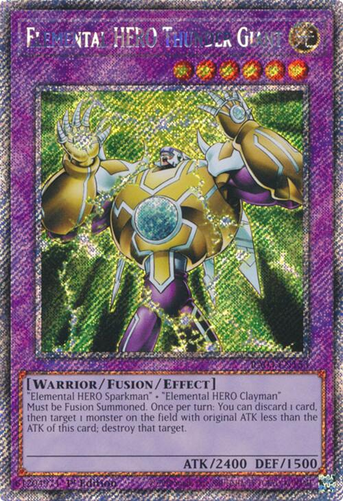 Elemental HERO Thunder Giant (Platinum Secret Rare) [RA03-EN153] Platinum Secret Rare | Shuffle n Cut Hobbies & Games