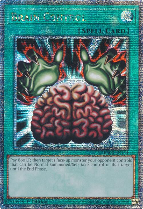 Brain Control (Quarter Century Secret Rare) [RA03-EN154] Quarter Century Secret Rare | Shuffle n Cut Hobbies & Games