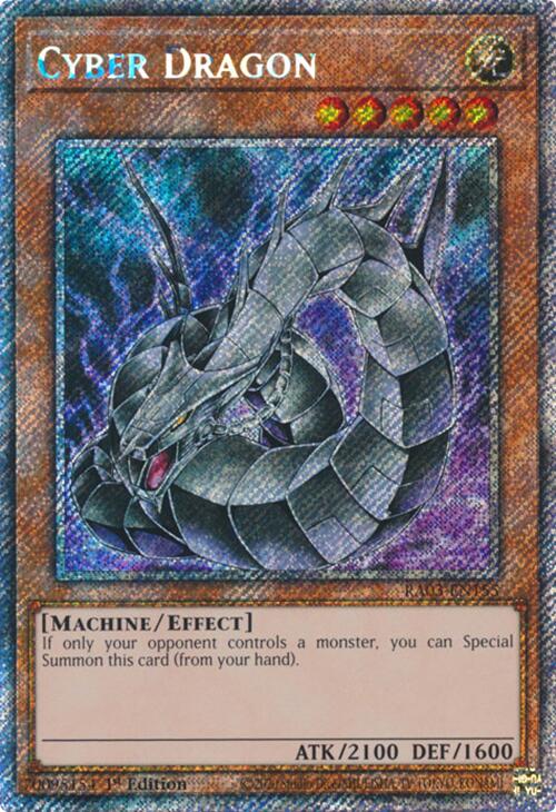 Cyber Dragon (Platinum Secret Rare) [RA03-EN155] Platinum Secret Rare | Shuffle n Cut Hobbies & Games