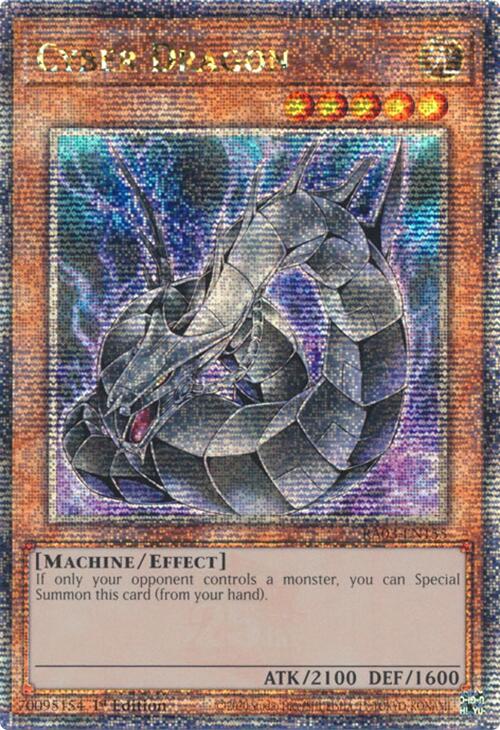 Cyber Dragon (Quarter Century Secret Rare) [RA03-EN155] Quarter Century Secret Rare | Shuffle n Cut Hobbies & Games