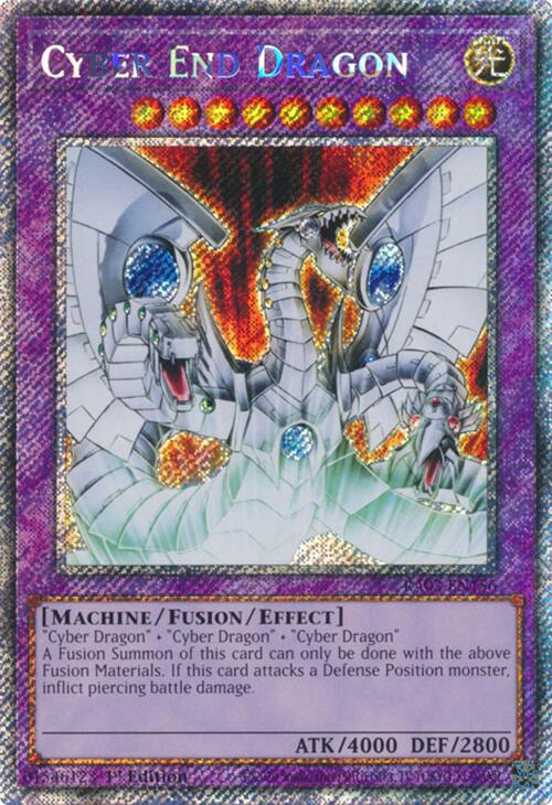 Cyber End Dragon (Platinum Secret Rare) [RA03-EN156] Platinum Secret Rare | Shuffle n Cut Hobbies & Games