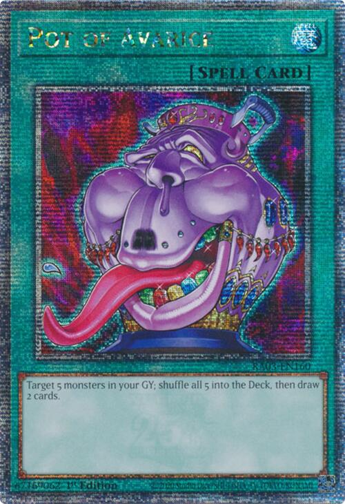 Pot of Avarice (Quarter Century Secret Rare) [RA03-EN160] Quarter Century Secret Rare | Shuffle n Cut Hobbies & Games