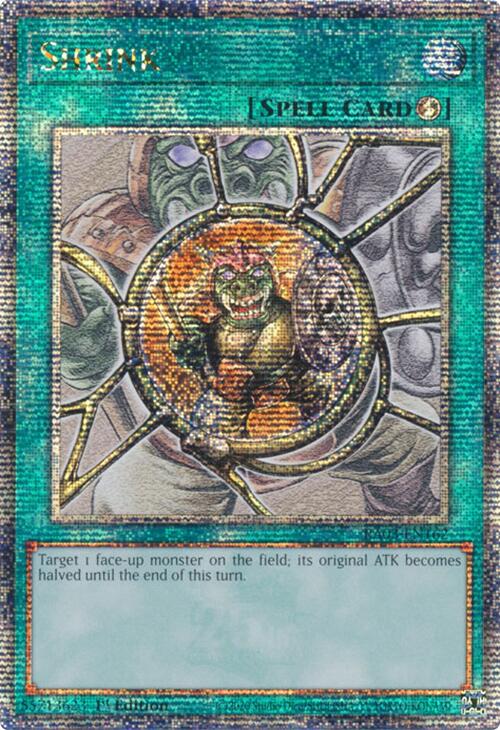 Shrink (Quarter Century Secret Rare) [RA03-EN162] Quarter Century Secret Rare | Shuffle n Cut Hobbies & Games