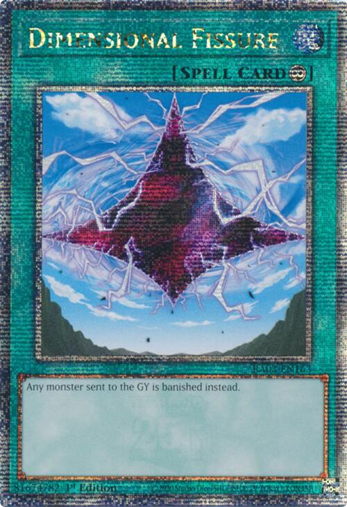 Dimensional Fissure (Quarter Century Secret Rare) [RA03-EN163] Quarter Century Secret Rare | Shuffle n Cut Hobbies & Games