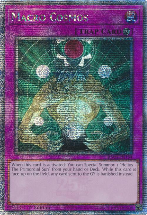 Macro Cosmos (Quarter Century Secret Rare) [RA03-EN164] Quarter Century Secret Rare | Shuffle n Cut Hobbies & Games