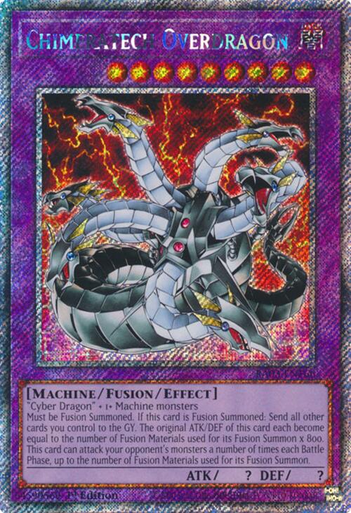 Chimeratech Overdragon (Platinum Secret Rare) [RA03-EN166] Platinum Secret Rare | Shuffle n Cut Hobbies & Games