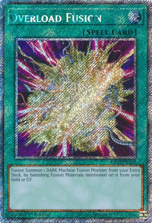 Overload Fusion (Platinum Secret Rare) [RA03-EN169] Platinum Secret Rare | Shuffle n Cut Hobbies & Games