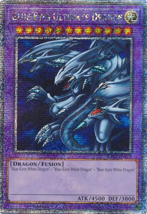 Blue-Eyes Ultimate Dragon (Quarter Century Secret Rare) [RA03-EN178] Quarter Century Secret Rare | Shuffle n Cut Hobbies & Games