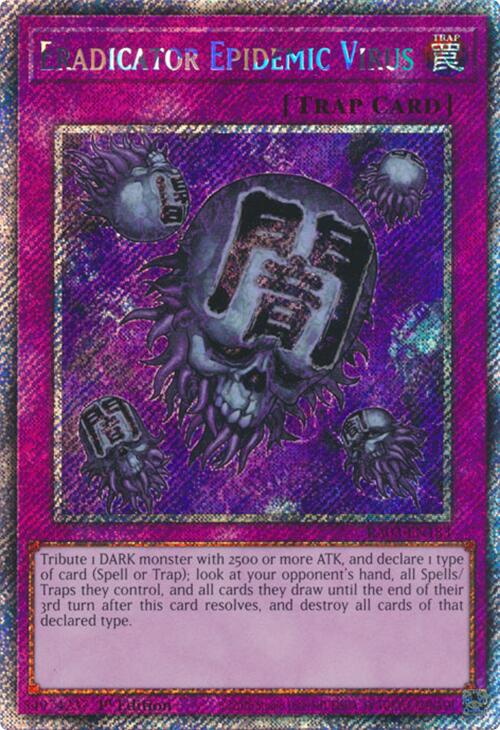 Eradicator Epidemic Virus (Platinum Secret Rare) [RA03-EN183] Platinum Secret Rare | Shuffle n Cut Hobbies & Games