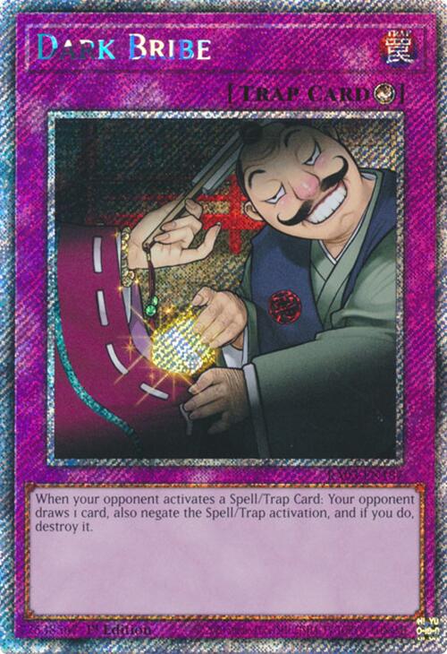 Dark Bribe (Platinum Secret Rare) [RA03-EN187] Platinum Secret Rare | Shuffle n Cut Hobbies & Games