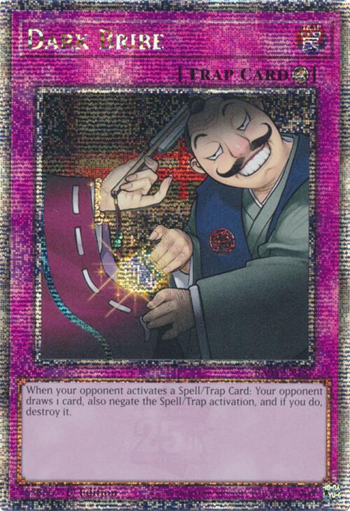 Dark Bribe (Quarter Century Secret Rare) [RA03-EN187] Quarter Century Secret Rare | Shuffle n Cut Hobbies & Games