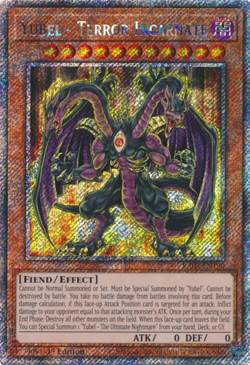 Yubel - Terror Incarnate (Platinum Secret Rare) [RA03-EN190] Platinum Secret Rare | Shuffle n Cut Hobbies & Games